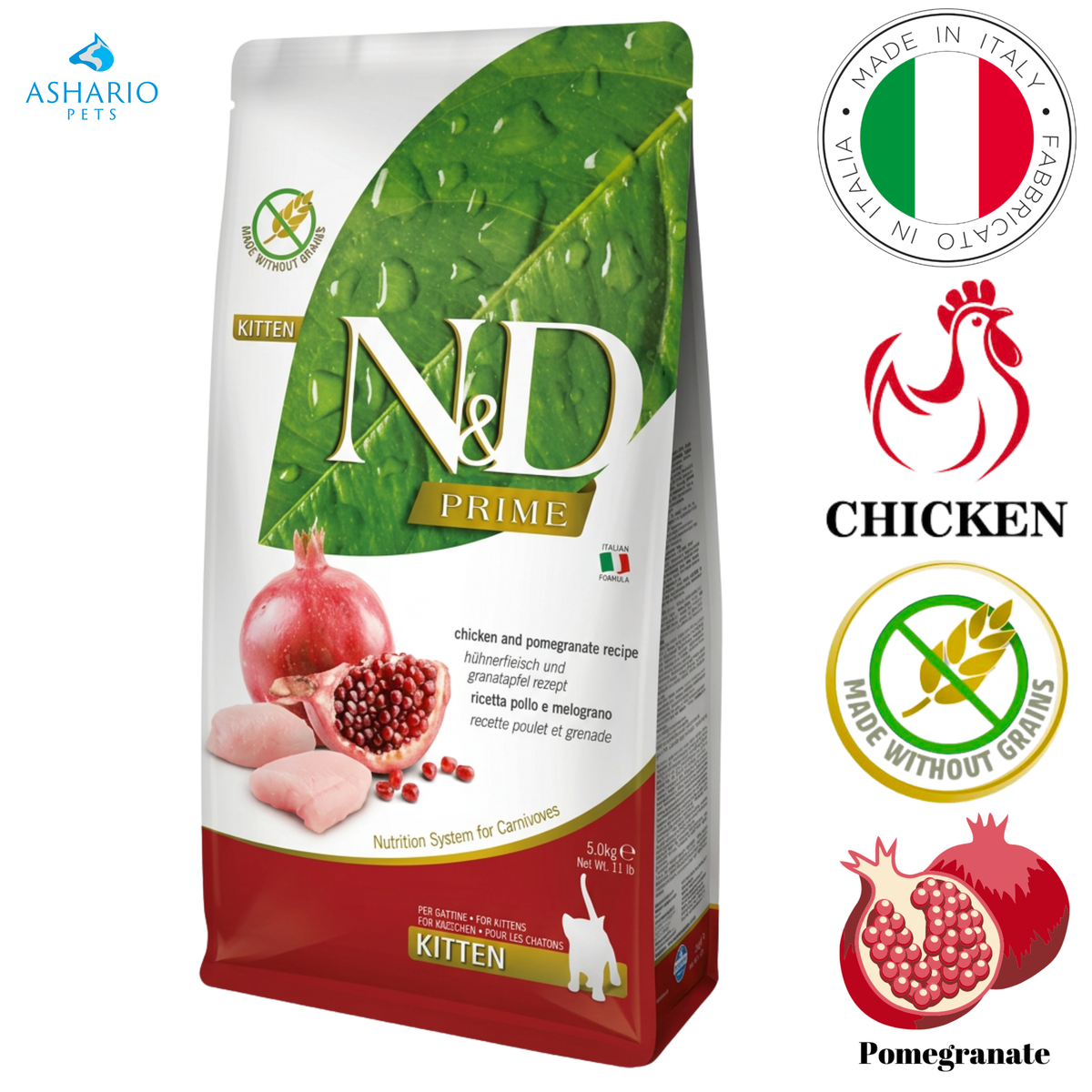 Farmina - Chicken & Pomegranate Kitten Dry Cat Food