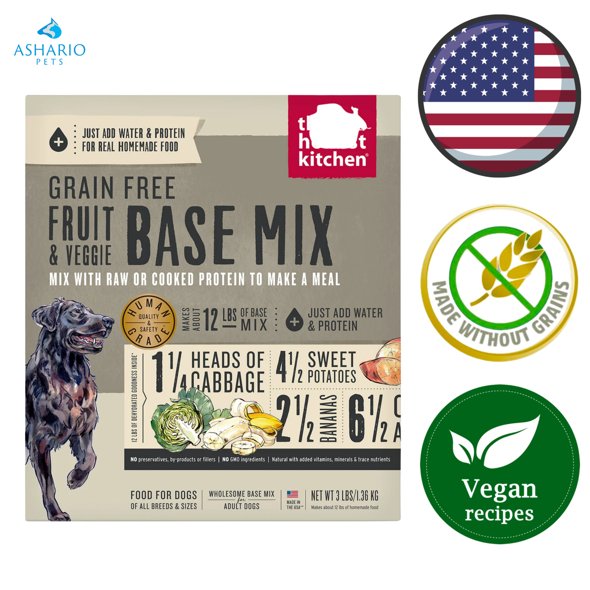 The Honest Kitchen - Grain Free Fruit & Veggie Mix Dehydrated Dog Food