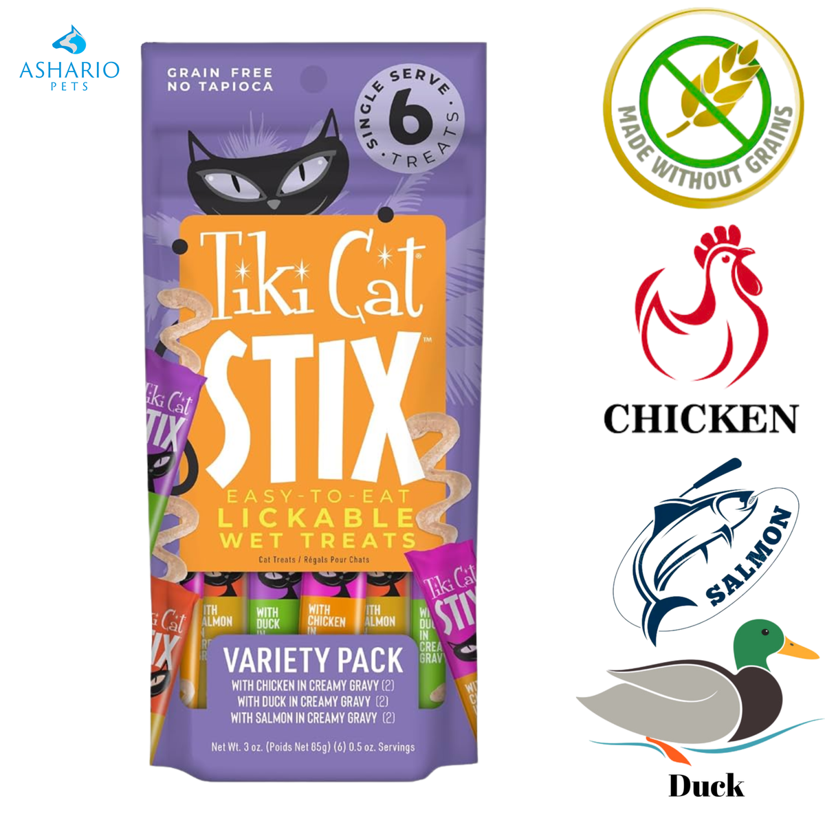 Tiki Cat - STIX Variety Pack Wet Cat Treats
