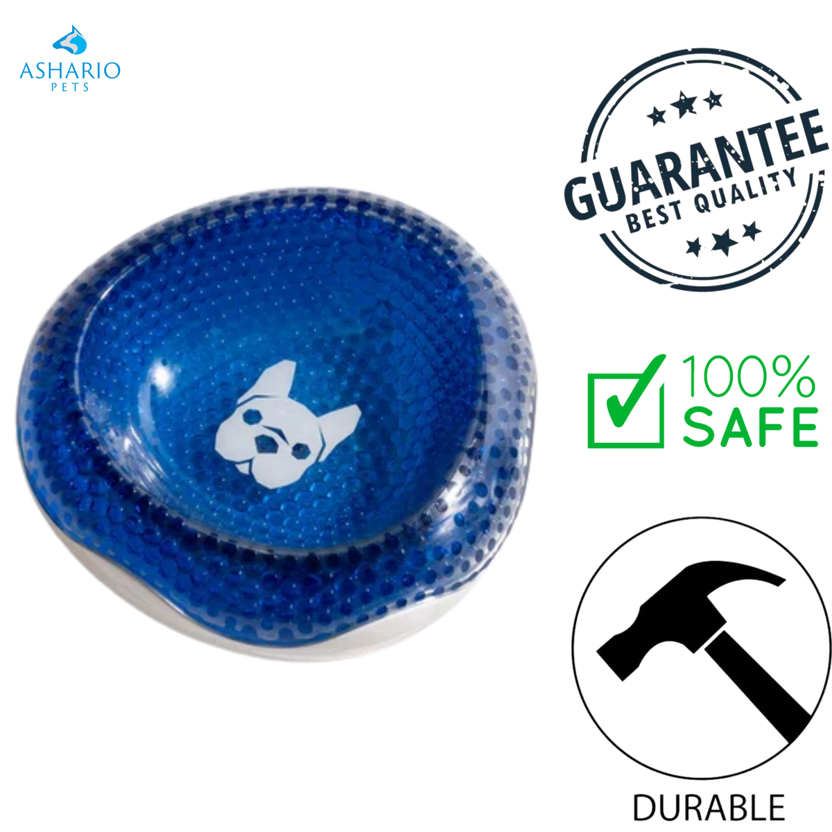 Silver Paw - Compact Cooling Dog Bowl