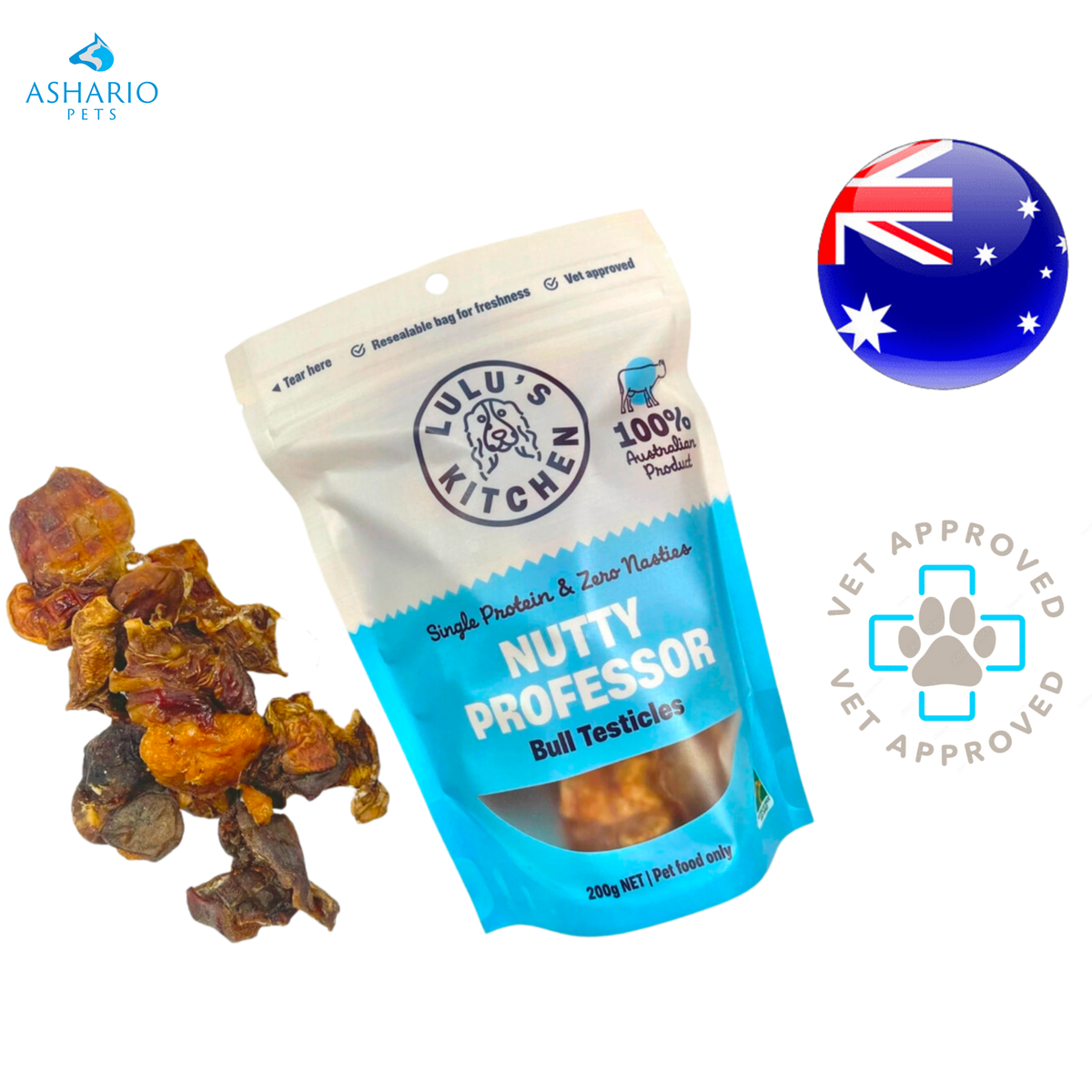 Rover Pet Products - Nutty Professor Bull Testicles Dog Treats