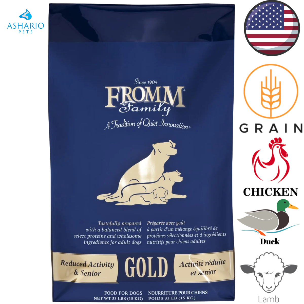 Fromm - Gold Reduced Activity & Senior Dry Dog Food