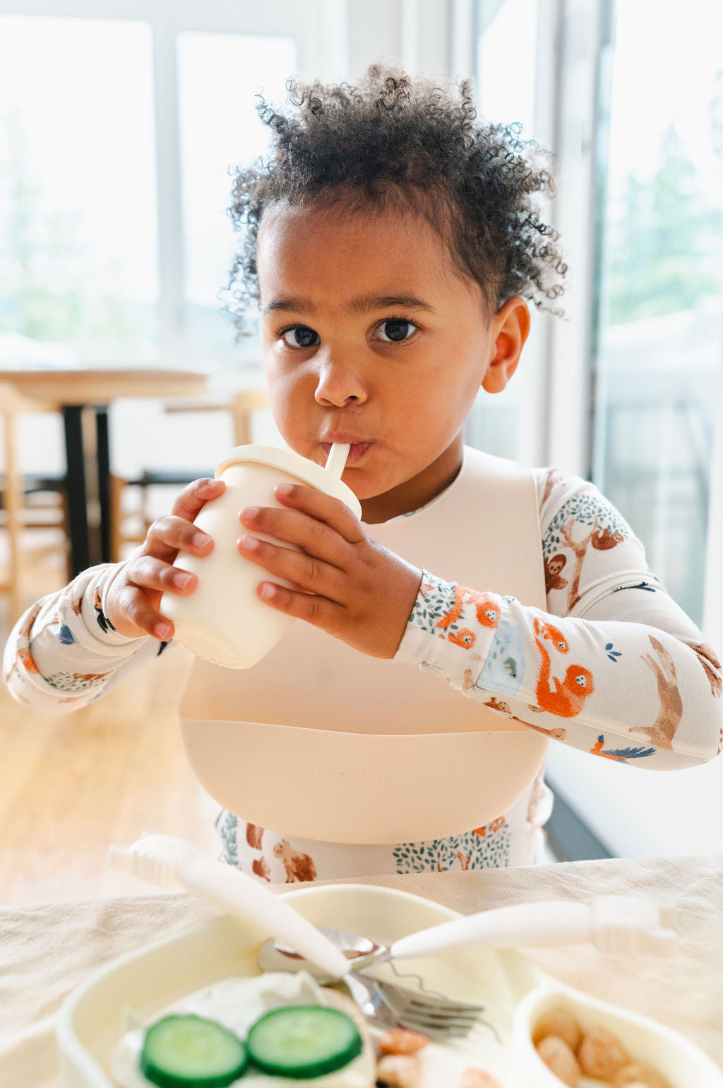 Silicone Bib - Coconut Milk
