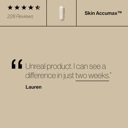 Advanced Nutrition Programme Skin Accumax (180 capsules)
