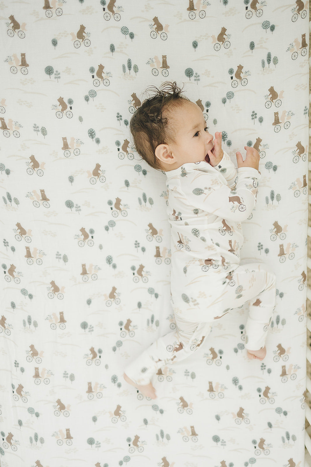 Baby Sleeper TENCEL™ - Bears on Bikes
