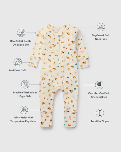 Baby Sleeper TENCEL™ - French Breakfast