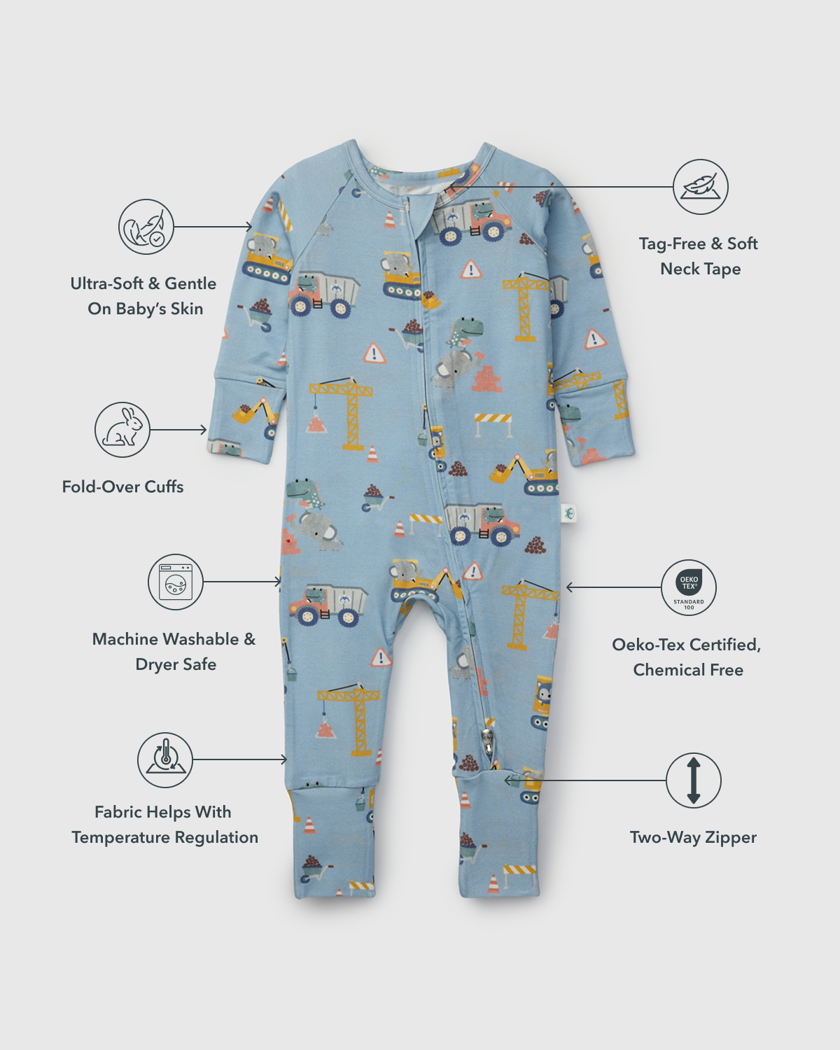 Baby Sleeper TENCEL™ - Tiny Engineers