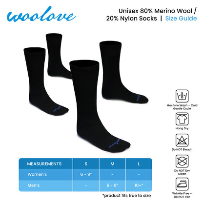 Chaussettes en laine mérinos — Paquet de 2, unisexe