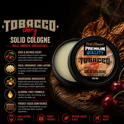 Eau de Cologne solide - Tabac cerise
