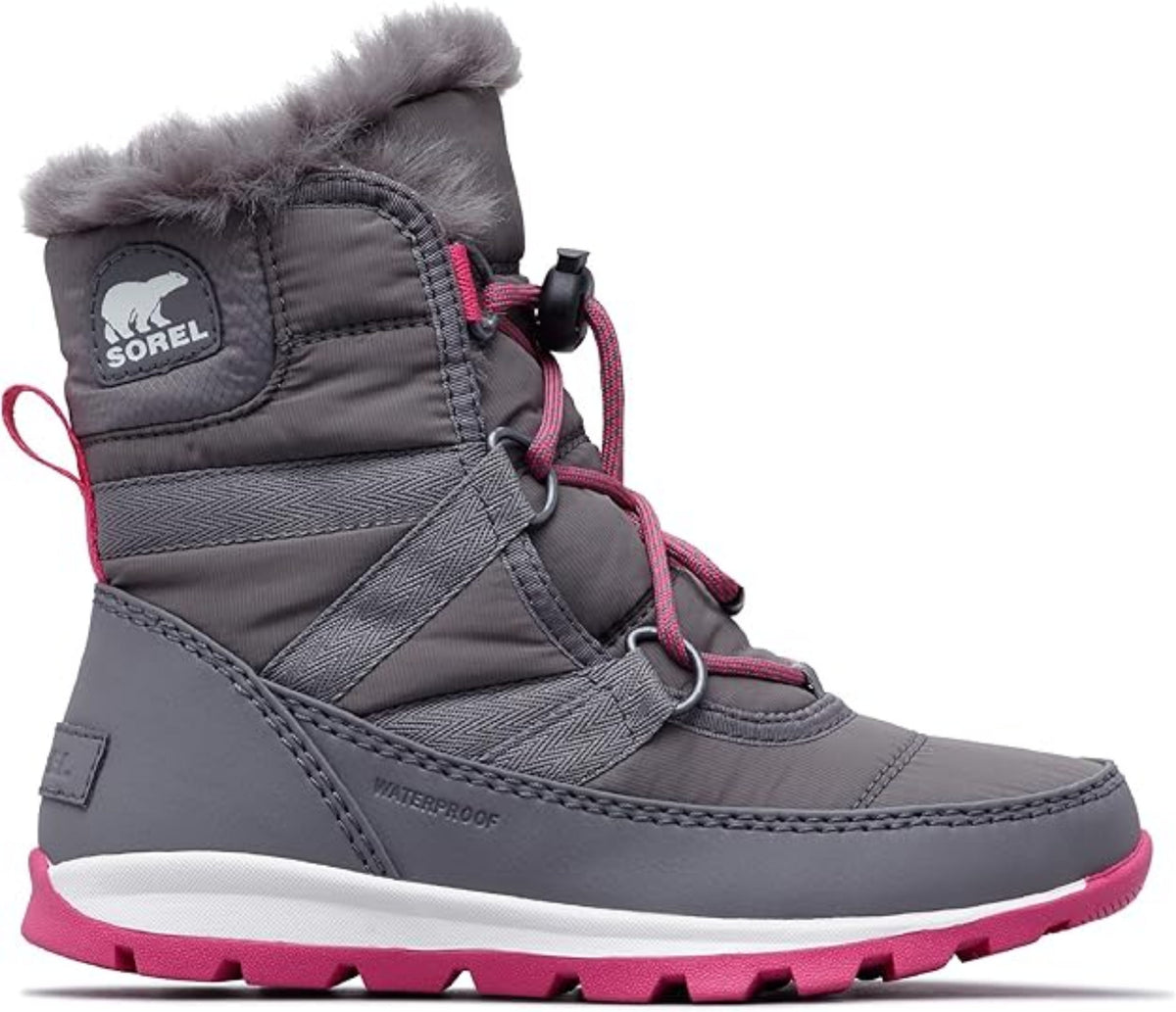 Bottes d'hiver Sorel Youth Whitney Short Lace -32F/-25F, taille 3 US pour jeune
