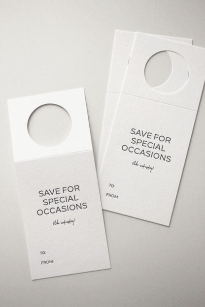 Save for Special Occasions