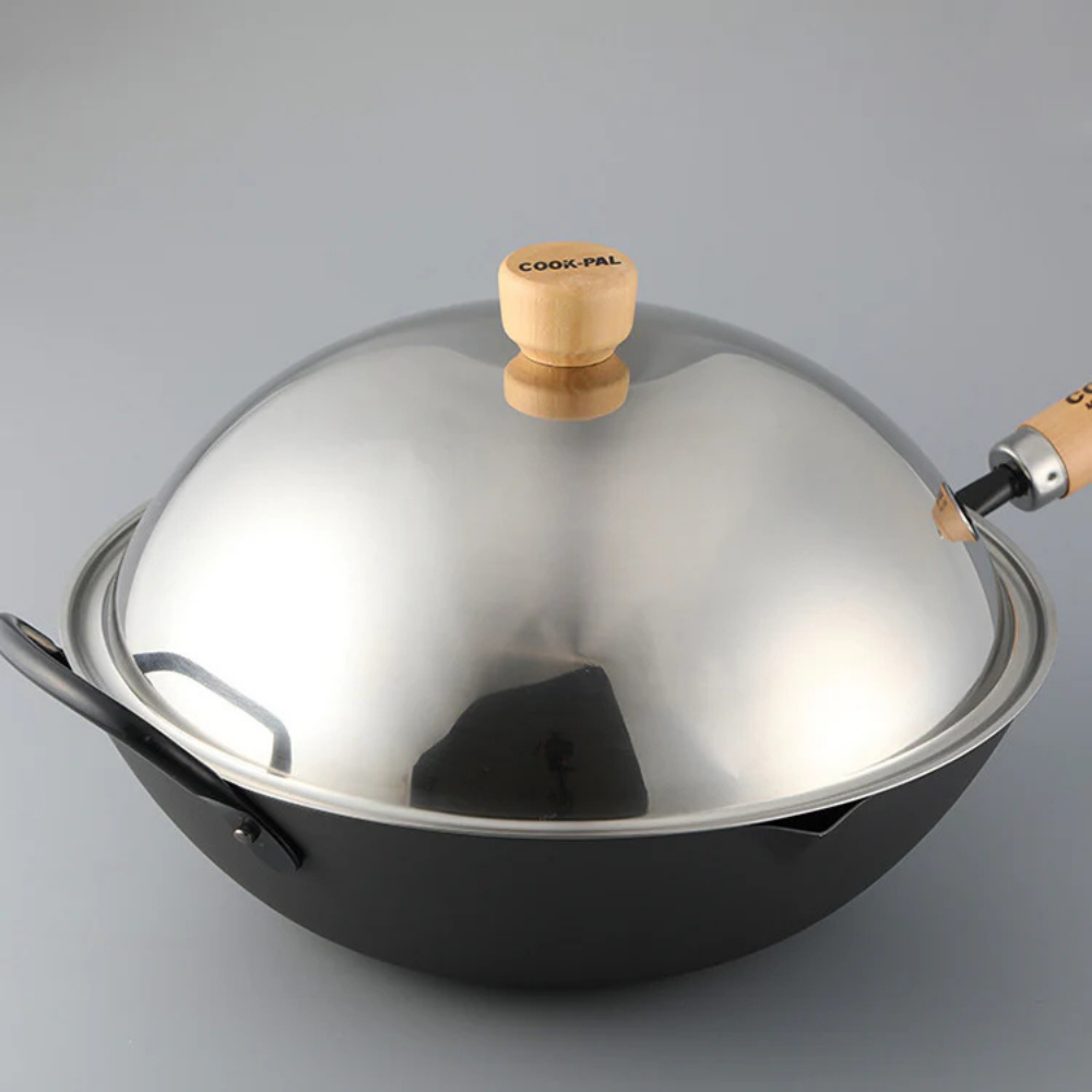 YOSHIKAWA COOK-PAL REN Stainless Steel Lid 30 cm – Made in Japan