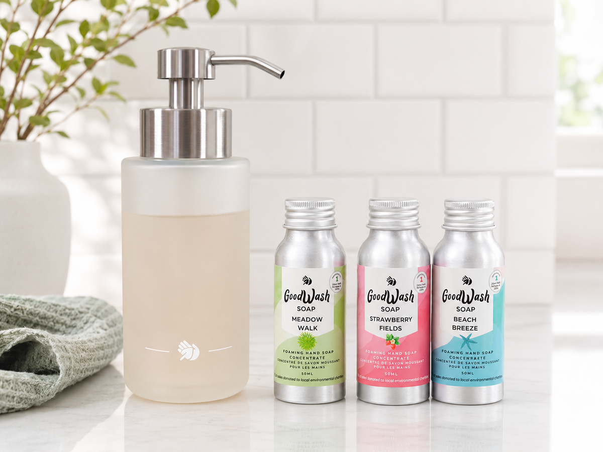 Kit de démarrage de savon moussant pour les mains