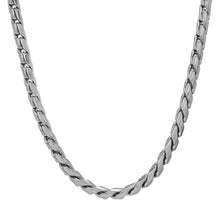 Collier à maillons fantaisie en acier inoxydable oxydé pour hommes SteelTime
