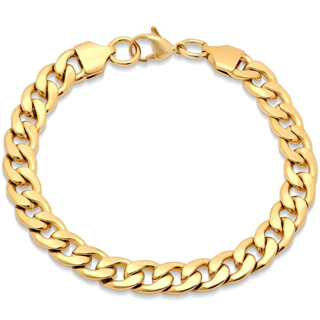 Bracelet cubain classique Steeltime