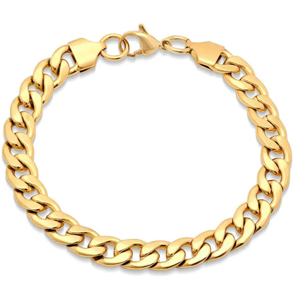 Bracelet cubain classique Steeltime