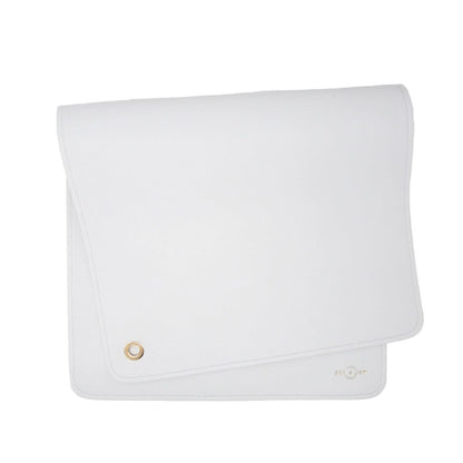 Vegan Leather Baby Changing Mat | Ivory