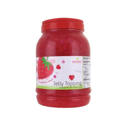 Gelée Cœur Fraise | Gelée de noix de coco | Multi-usages | Garniture pour thé aux perles | Garniture pour crème glacée | Restauration Canada | Livraison gratuite au Canada pour les commandes de plus de 199 CAD