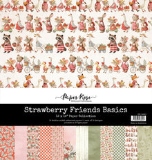 Strawberry Friends Basics 12x12 Paper Collection 34884