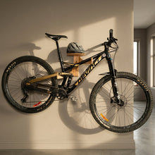 Adjustable Wooden Wall-Mounted Bike Rack