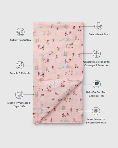 Muslin Swaddle - She Shoots She Scores