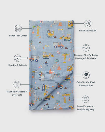 Muslin Swaddle - Tiny Engineers