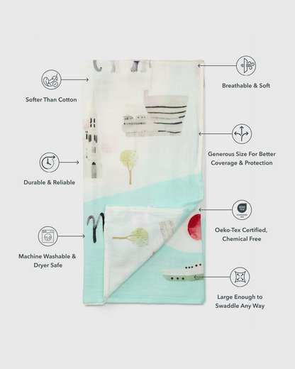 Muslin Swaddle - New York City