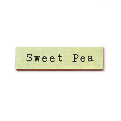 Timber Magnet - Sweet Pea