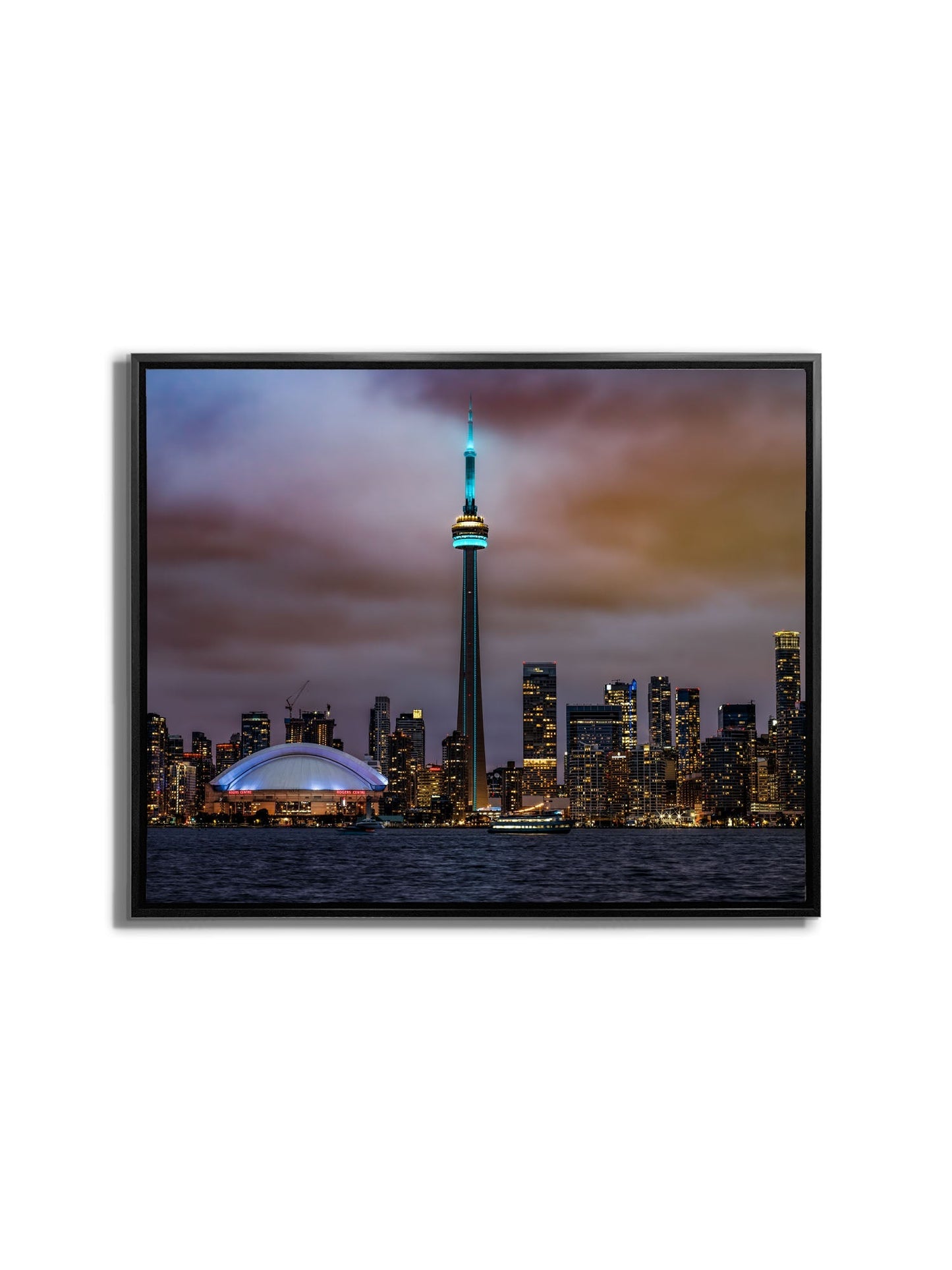 Wall Art The CN Tower, Roger Center and Lake Ontario