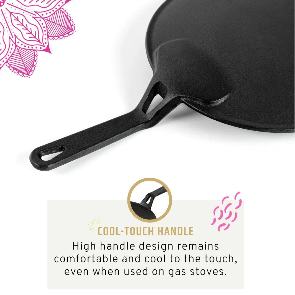 MAHARAJA T211T02 Cast Iron Tawa 26CM