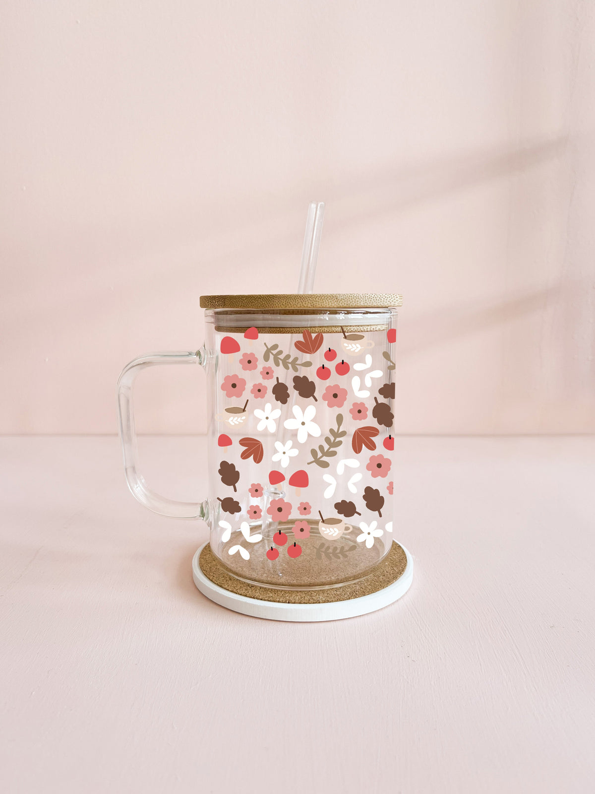 Tasse boho - mosaïque d'automne