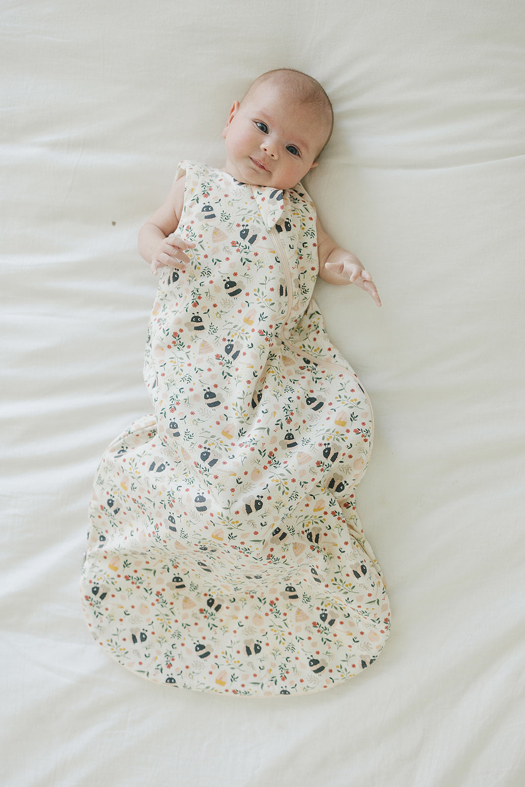 Baby Sleep Bag TENCEL™ 1.0 TOG - Bumble Bees