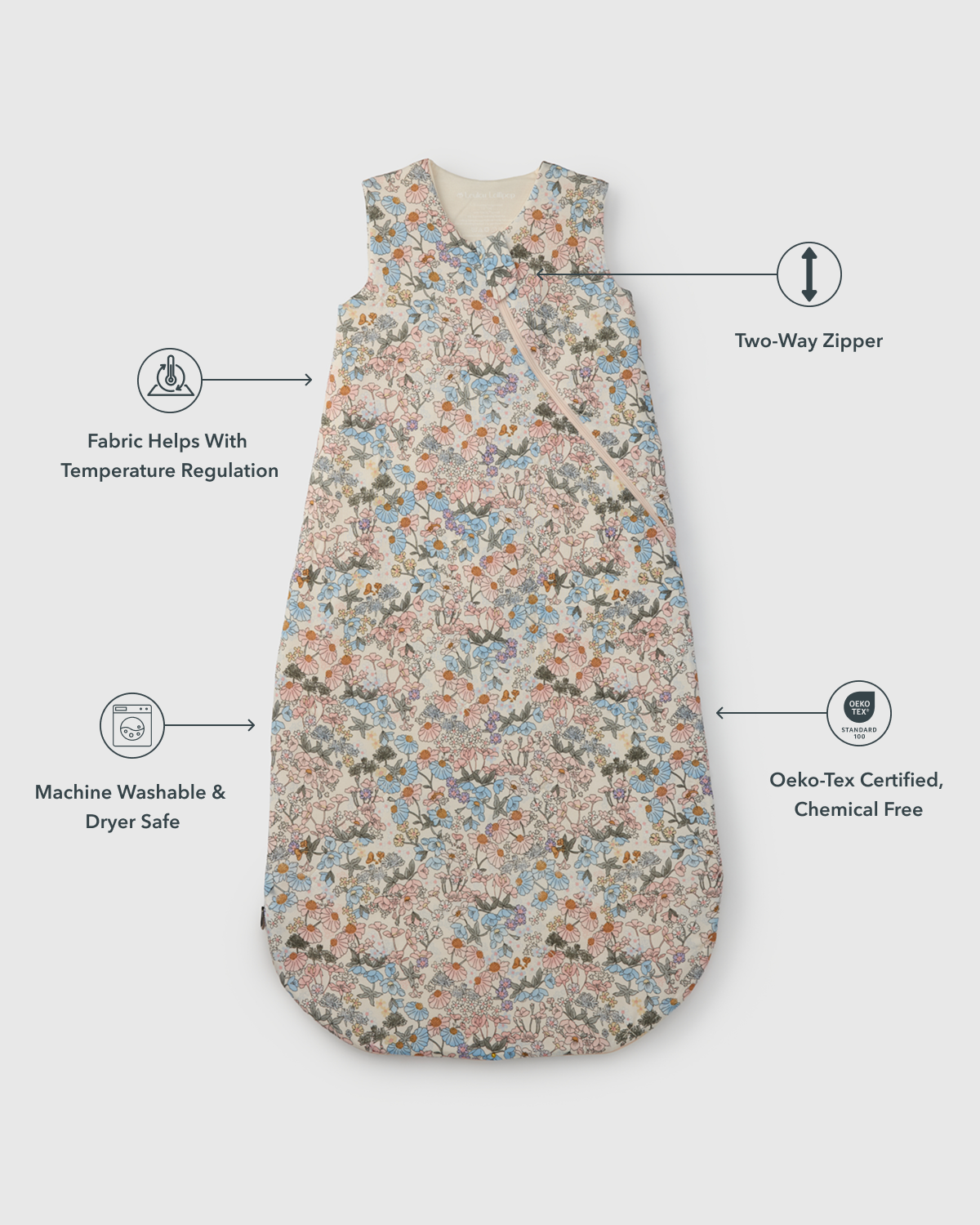 Baby Sleep Bag TENCEL™ 1.0 TOG - English Garden