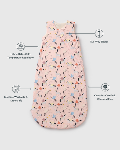 Baby Sleep Bag TENCEL™ 1.0 TOG - Unicorn Ballet