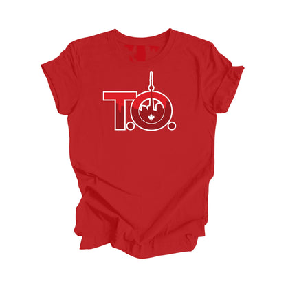 T.O. Toronto - T-shirt cadeau Toronto Ontario - T-shirt Skyline de la ville - Inspiré par X
