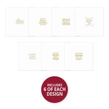 Découpe-moi ! Bloc de Cartes Déjouées - Joyeuses Fêtes Doré