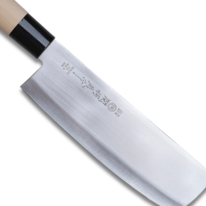 Tsubazo - Couteau Nakiri 165mm - Lame en acier inoxydable | Fabriqué au Japon