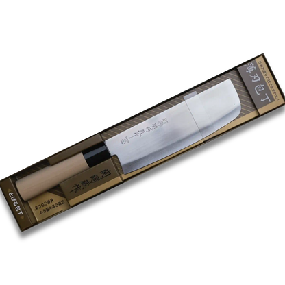 Tsubazo - Couteau Nakiri 165mm - Lame en acier inoxydable | Fabriqué au Japon