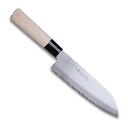 Tsubazo - Couteau Santoku 170mm - Lame en acier inoxydable | Fabriqué au Japon