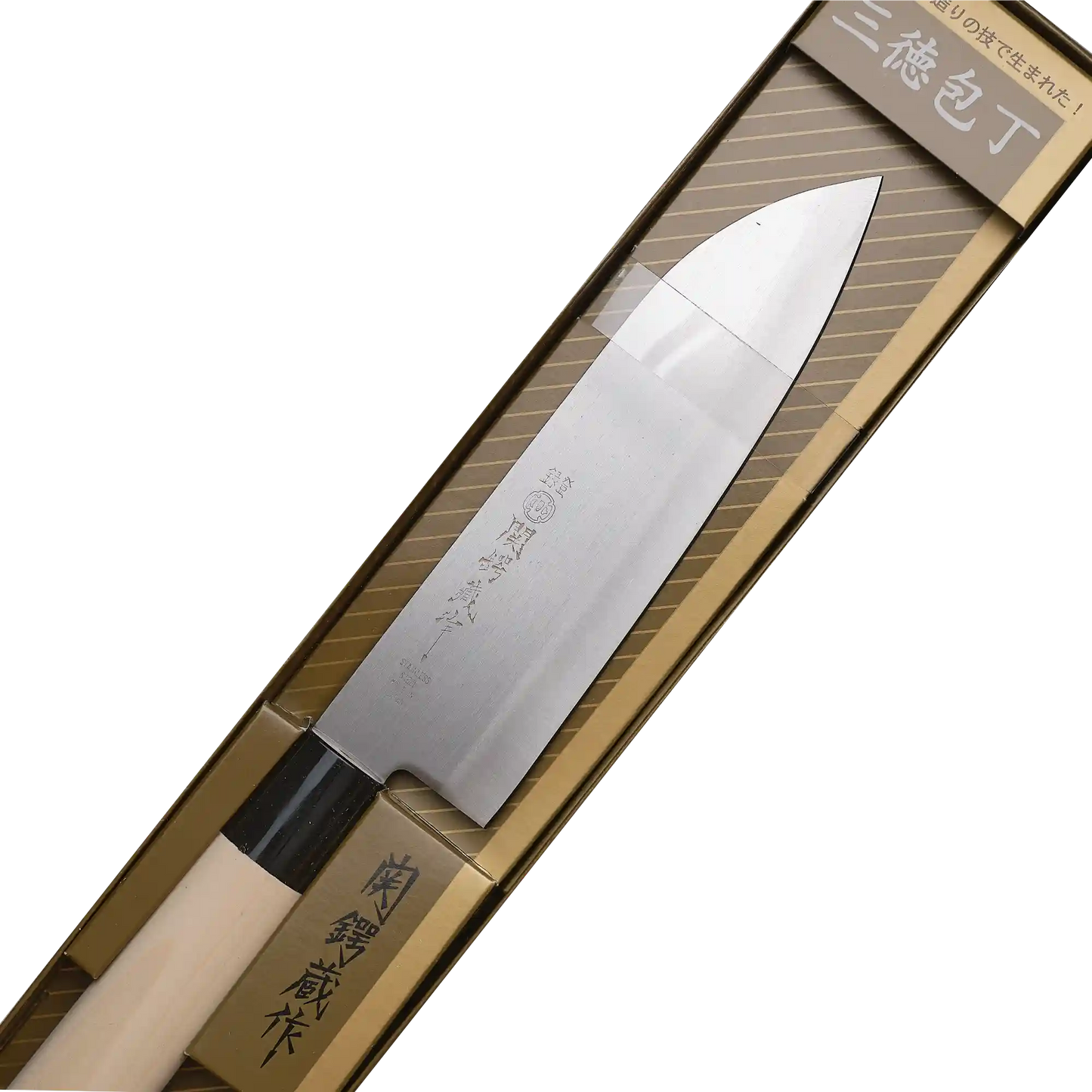 Tsubazo - Couteau Santoku 170mm - Lame en acier inoxydable | Fabriqué au Japon