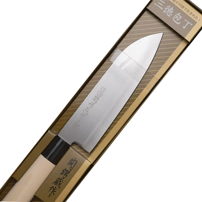 Tsubazo - Couteau Santoku 170mm - Lame en acier inoxydable | Fabriqué au Japon