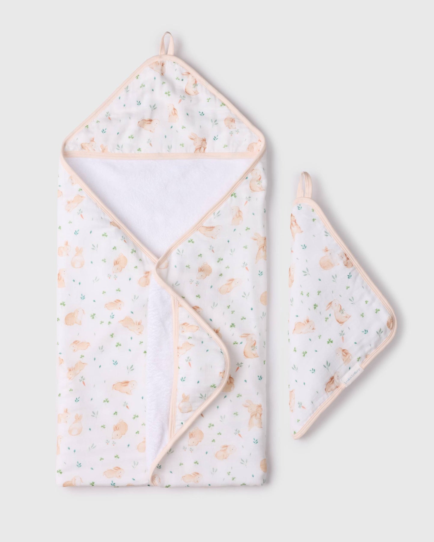 Hooded Towel Set - Bunny Meadow