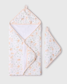 Hooded Towel Set - Bunny Meadow