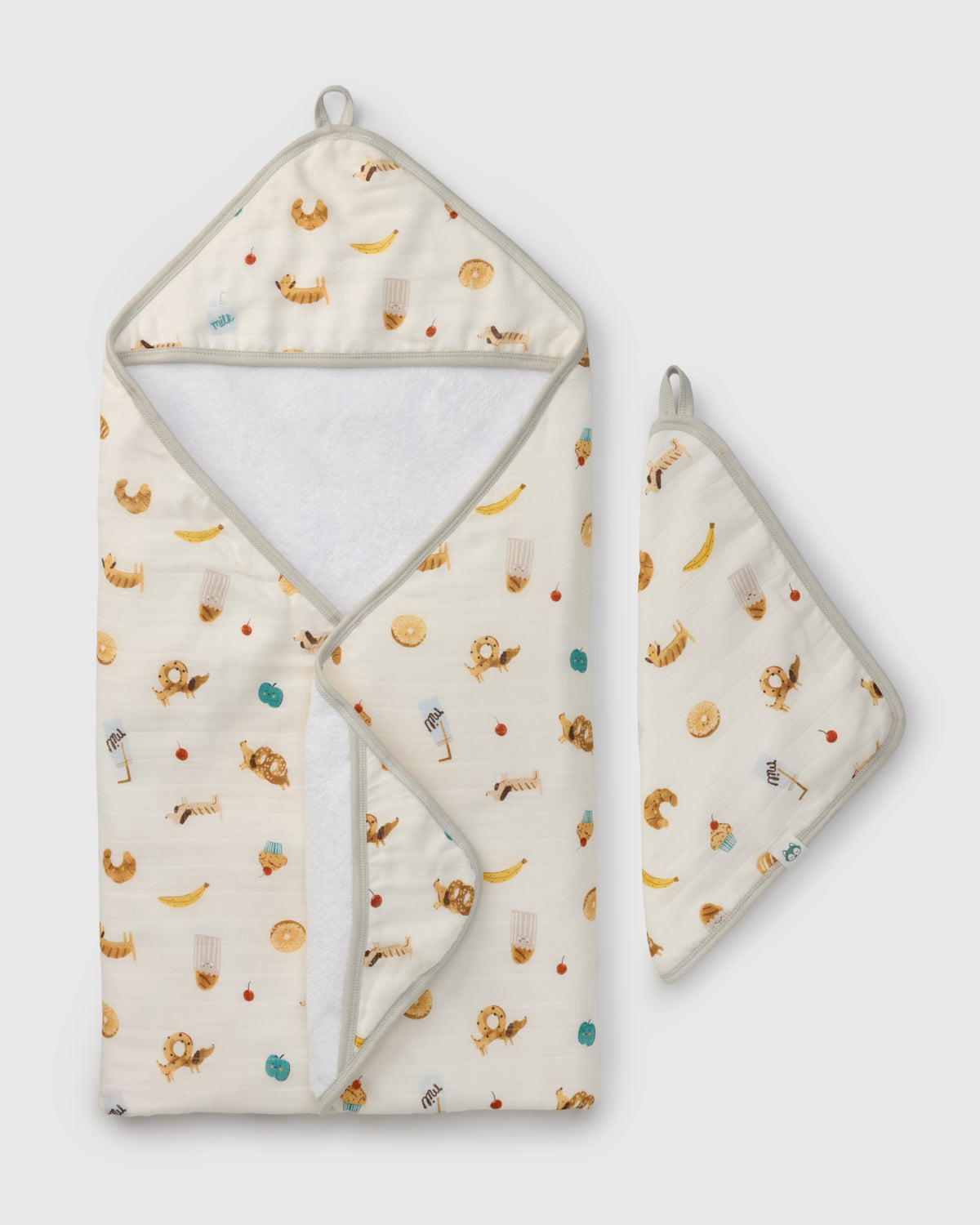 Hooded Towel Set - French Breakfast