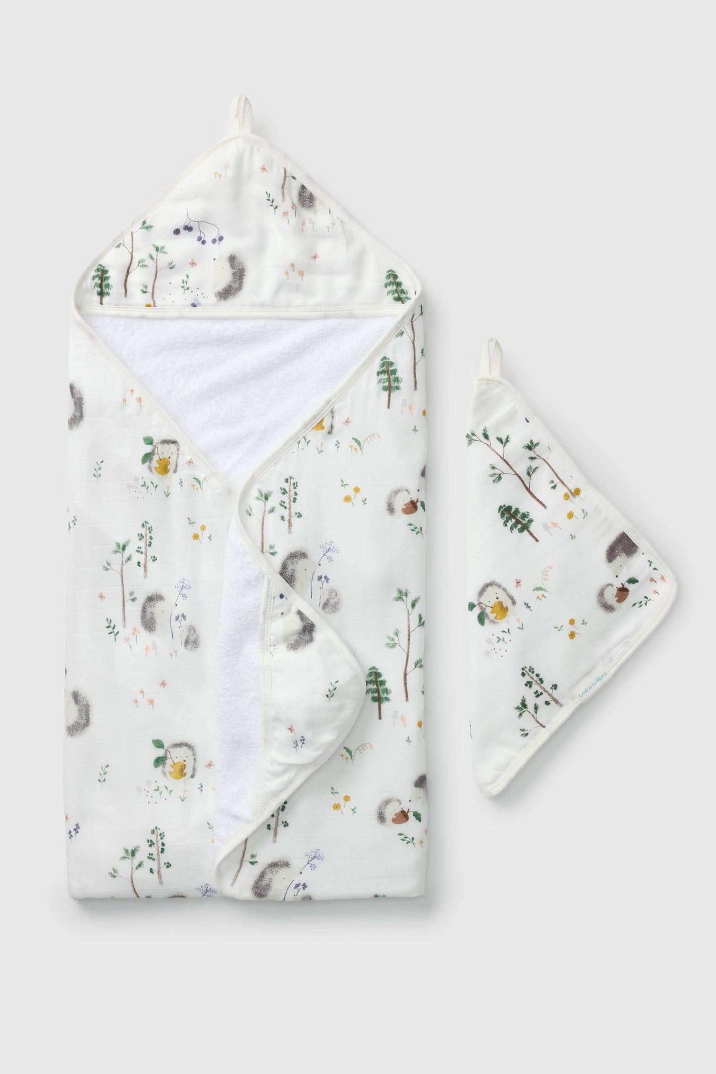 Hooded Towel Set - Hedgehogs