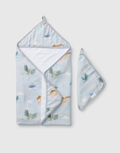Hooded Towel Set - Magical Dragons
