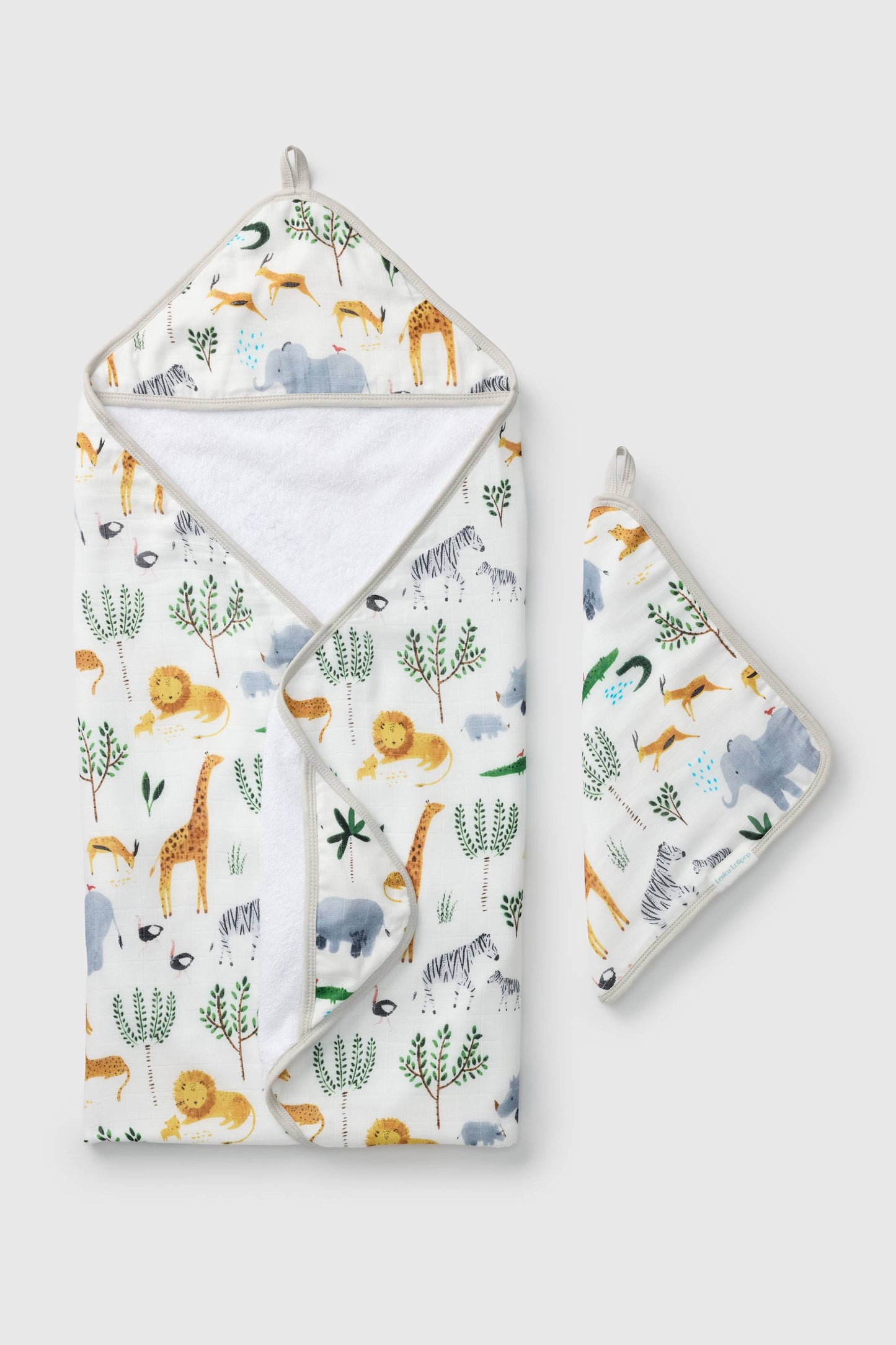 Hooded Towel Set - Safari Jungle