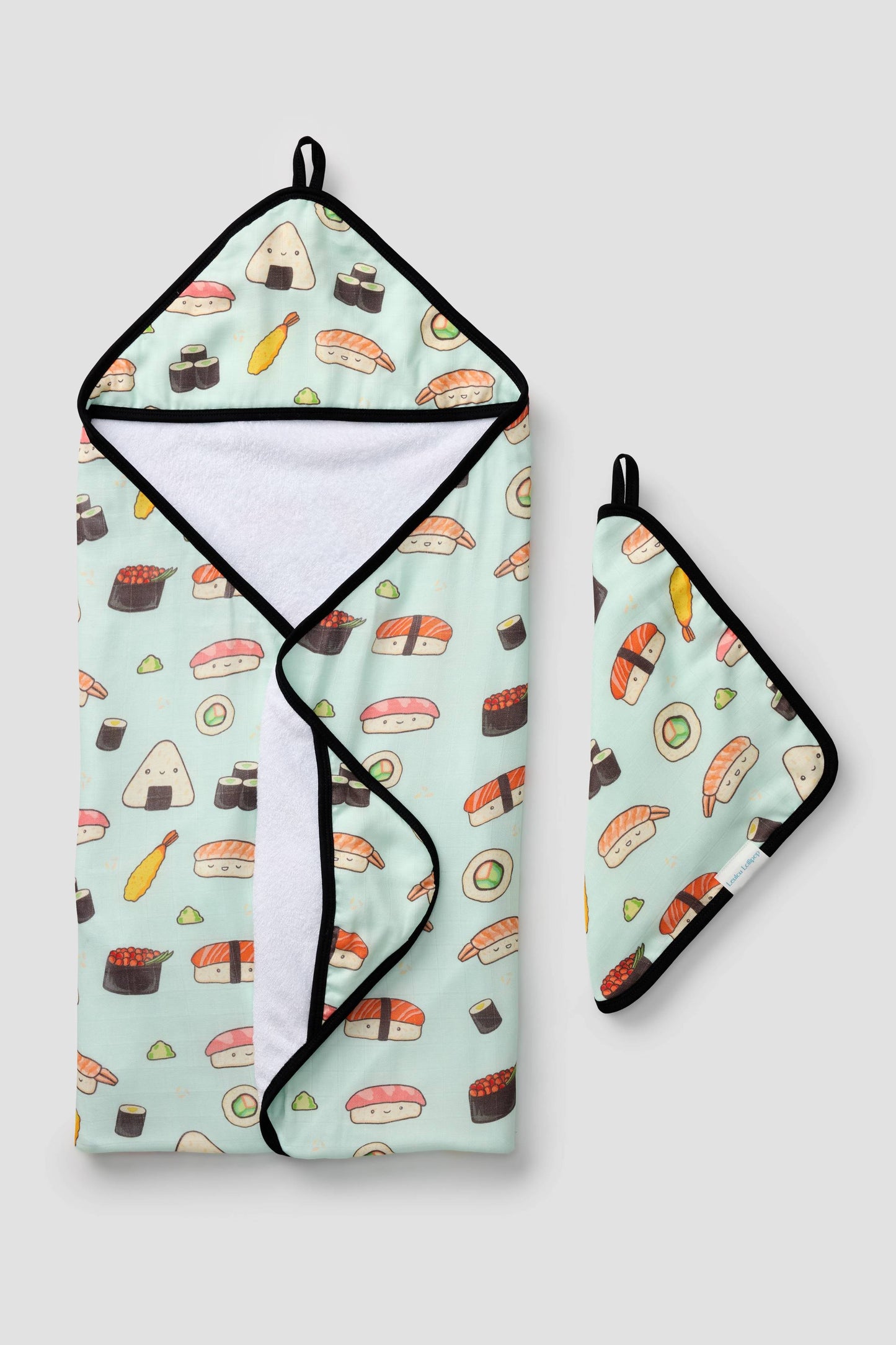 Hooded Towel Set - Sushi