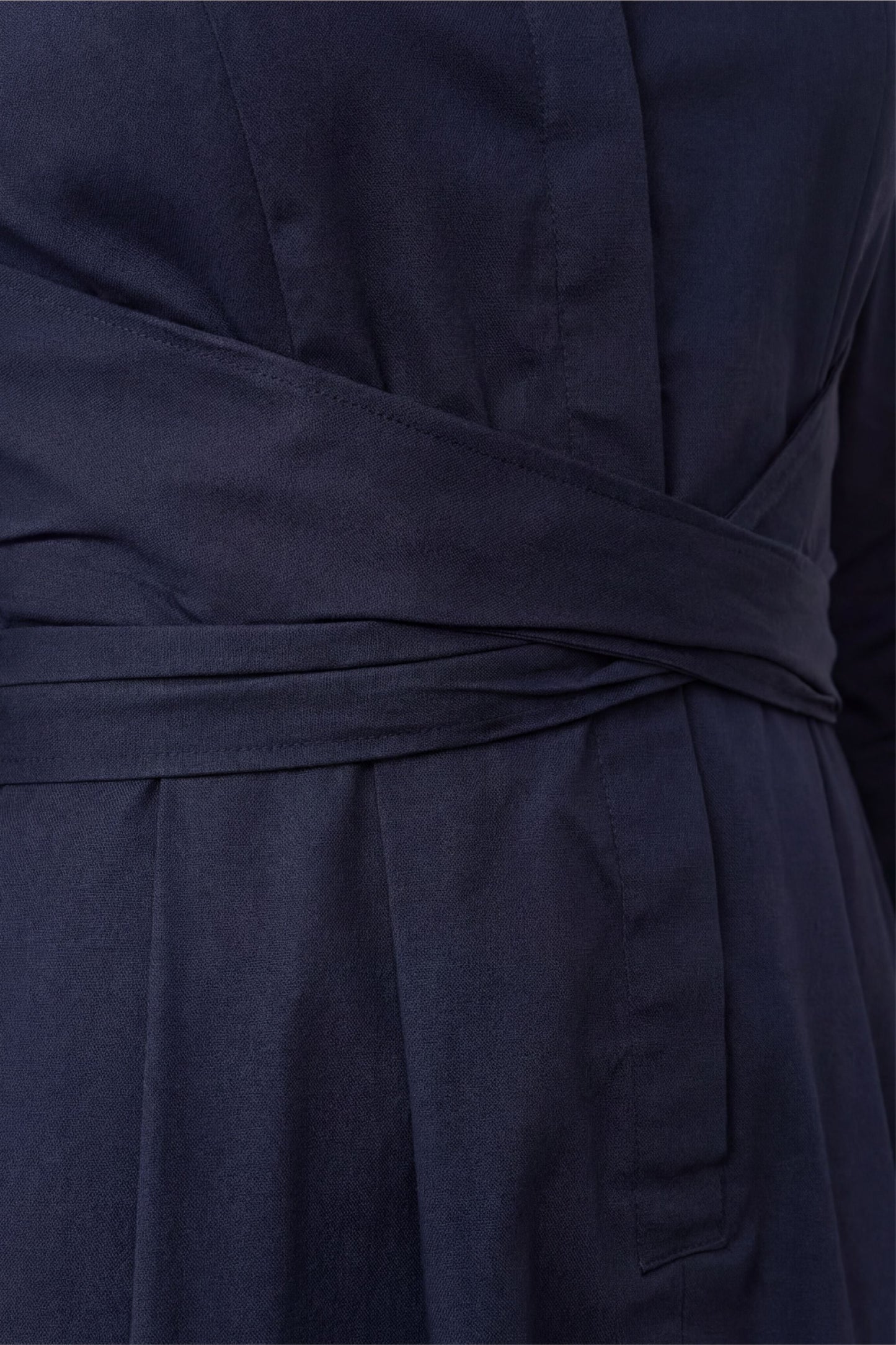 Robe-chemise évasée Tessa à nouer sur le devant