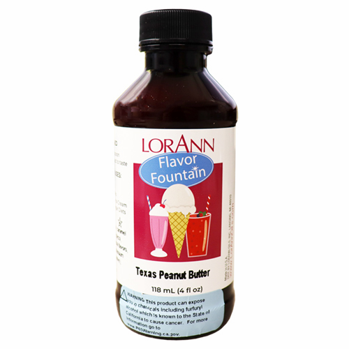 Texas Peanut Butter Flavor - 4 oz. - 32 oz. - Ice Cream and Beverage Flavors - LorAnn Oils - Canadian Distribution - Ships Free Within Canada on Orders Above CAD $199